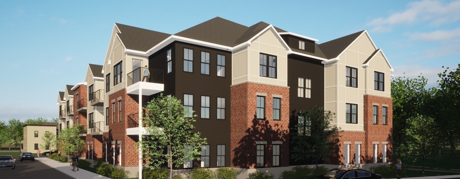 a large brick building